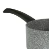 Cratita Flonal Pietra Viva cu maner pentru sosuri, 16 cm, antiaderent Magma-Tech, baza 3 mm, gaz/electric/vitroceramic