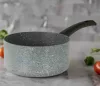 Cratita Flonal Pietra Viva cu maner pentru sosuri, 16 cm, antiaderent Magma-Tech, baza 3 mm, gaz/electric/vitroceramic