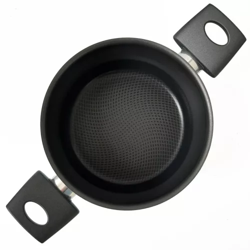 Oala Flonal The Wall cu 2 manere si capac din sticla, 24 cm, antiaderent PB-Tech, pentru gaz/electric/vitroceramic