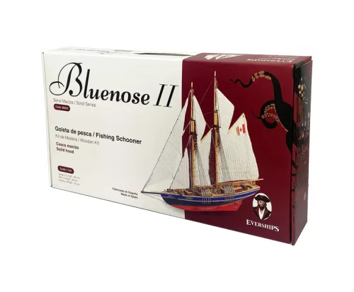 Macheta Bluenose II asamblata la scara 1 la 135