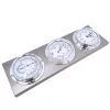 Stație meteo Anvi, barometru, higrometru, termometru, inox, 38 x 12,2 cm