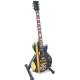 Miniatura chitara Metallica James Hetfield negru galben