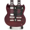 Mini chitară dublă Led Zeppelin Jimmy Page MGT-2059