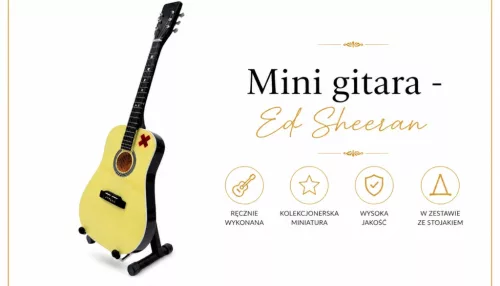 Chitara Ed Sheeran din mahon 27,5 cm