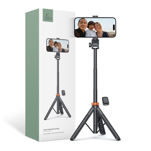 Selfie Stick Trepied Universal Tech-Protect L03S Bluetooth Negru