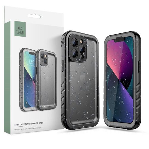 Husa Tech-Protect Shellbox Ip68 pentru Apple iPhone 13 Pro Max Negru